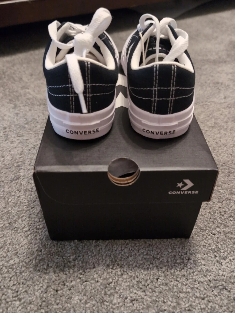 Converse Kids'/Adult Day One Classic Sneakers - Black/White M 4/W 5.5